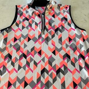 Tail White Label Tennis Golf Sleeveless Shirt Size XL